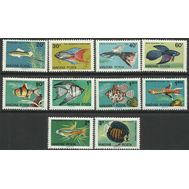  1962. Венгрия. 1820-1829. Фауна. Аквариумные рыбы. Полная серия из 10 Марок. MNH., фото 1 