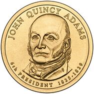  1 доллар 2008 «6-й президент Джон Куинси Адамс» США, фото 1 