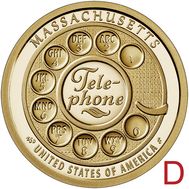 1 доллар 2020 «Телефон» D (Американские инновации), фото 1 
