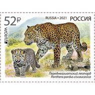  2021. 2722. Выпуск по программе «Европа». Переднеазиатский леопард, фото 1 