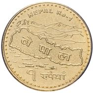  1 рупия 2007-2009 «Сагарматха» Непал, фото 1 