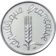  1 сантим 1972 Франция, фото 1 
