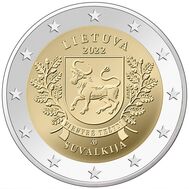  2 евро 2022 &laquo;Сувалкия&raquo; Литва, фото 1 