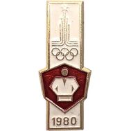  Значок «Дзюдо. Олимпиада-80 в Москве» СССР, фото 1 
