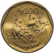 100 рупий 1998 Индонезия, фото 1 