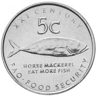 5 центов 2000 «ФАО — рыба» Намибия, фото 1 