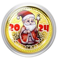  10 рублей «Дед Мороз. Год Дракона 2024», фото 1 