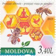  2023. Молдова. 1244. Фауна. Пчёлы. Пчеловодство, фото 1 