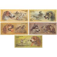  1988. СССР. 5879-5883. Отечественные породы охотничьих собак. 5 марок, фото 1 