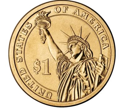  Монета 1 доллар 2007 «3-й президент Томас Джефферсон» США (случайный монетный двор), фото 2 