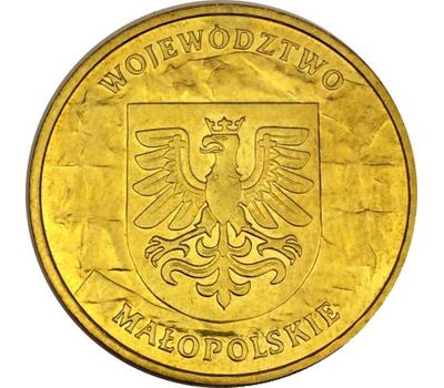  Монета 2 злотых 2004 «Малопольское воеводство» Польша, фото 1 