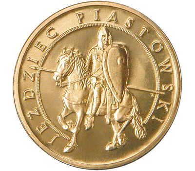  Монета 2 злотых 2006 «Пястовский всадник» Польша, фото 1 