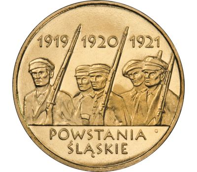  Монета 2 злотых 2011 «Силезские восстания» Польша, фото 1 