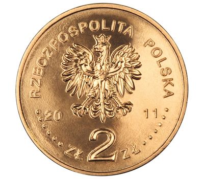  Монета 2 злотых 2011 «300-летие Варшавского паломничества на Ясную Гору» Польша, фото 2 