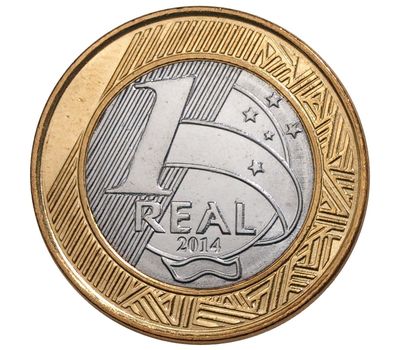  Монета 1 реал 2014 «Олимпиада в Рио-де-Жанейро. Легкая Атлетика» Бразилия, фото 2 