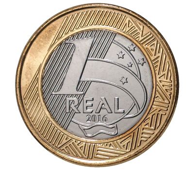 Монета 1 реал 2016 «Олимпиада в Рио-де-Жанейро. Винисиус» Бразилия, фото 2 