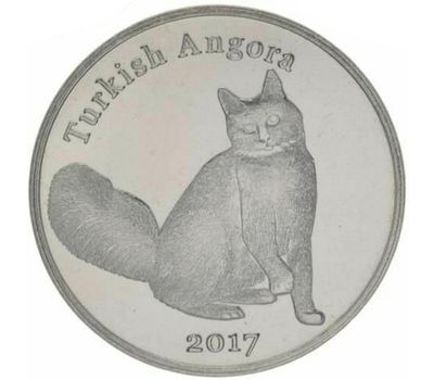  Монета 1 фунт 2017 «Турецкая ангора» остров Строма (Шотландия), фото 1 