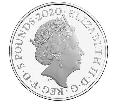  Монета 5 фунтов 2020 «Джеймс Бонд. Агент 007» (монета #3) в буклете, фото 3 