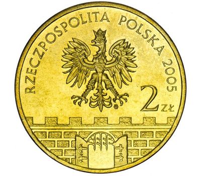  Монета 2 злотых 2005 «Гнезно» Польша, фото 2 