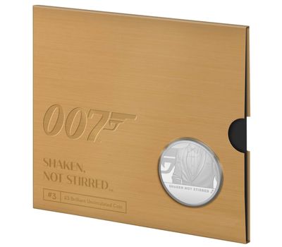  Монета 5 фунтов 2020 «Джеймс Бонд. Агент 007» (монета #3) в буклете, фото 1 