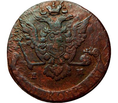  Монета 5 копеек 1776 ЕМ Екатерина II F, фото 2 
