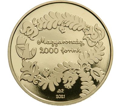  Монета 2000 форинтов 2021 «Дерево жизни» Венгрия, фото 2 