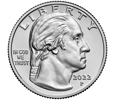  Монета 25 центов 2022 «Вилма Мэнкиллер» (Выдающиеся женщины США) P, фото 2 