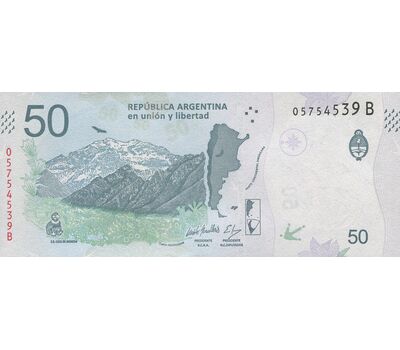  Банкнота 50 песо 2020 Аргентина Пресс, фото 1 