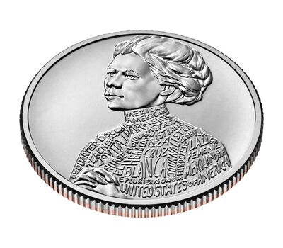  Монета 25 центов 2023 «Йовита Идар» (Выдающиеся женщины США) D, фото 2 