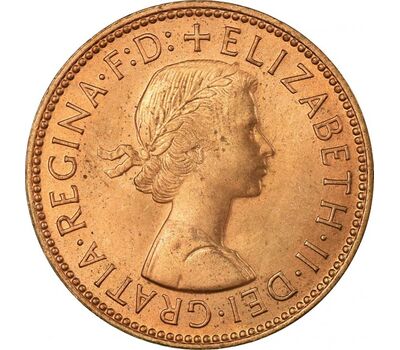  Монета 1/2 пенни 1965 Великобритания, фото 2 