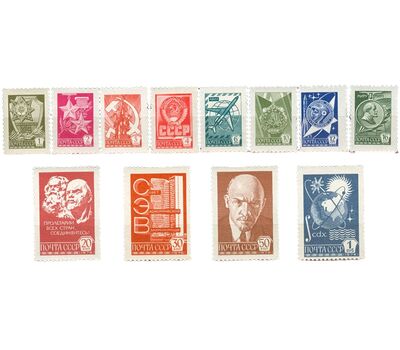  12 почтовых марок «Стандартный выпуск» СССР 1977, фото 1 