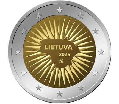  Монета 2 евро 2025 «Оборона Страны» Литва, фото 1 