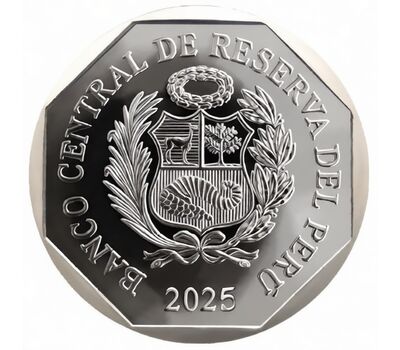  Монета 1 соль 2026 «Доколумбовая керамика — культура Наска» Перу, фото 2 