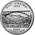  Монета 25 центов 2005 «Западная Вирджиния» (штаты США) случайный монетный двор, фото 1 