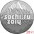  Монета 25 рублей 2011 «Олимпиада в Сочи — Горы» в блистере, фото 1 
