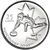  Монета 25 центов 2007 «Кёрлинг. XXI Олимпийские игры 2010 в Ванкувере» Канада, фото 1 