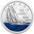  Монета 10 центов 2021 «100 лет шхуне «Синеносая» Канада (цветная), фото 1 