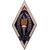  Значок «Ромб. ВДПО — Всесоюзное добровольное пожарное общество» СССР, фото 1 