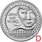  25 центов 2022 «Анна Мэй Вонг» (Выдающиеся женщины США) D, фото 1 